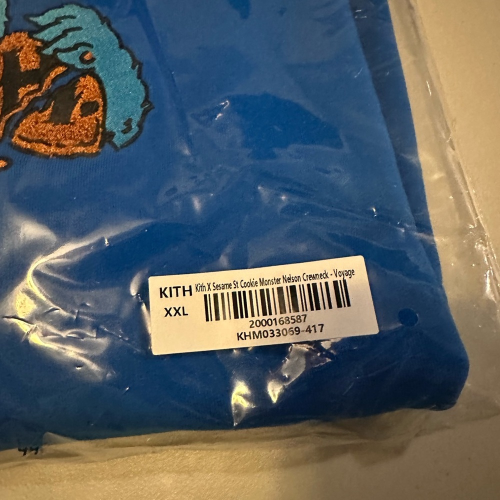Kith x Sesame Street Cookie Monster Nelson Crewneck - Picture 3 of 9